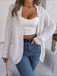 Chunky Knit Cardigan with Pockets - Open Front Women's Sweater