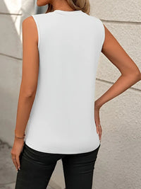 Round Neck Sleeveless Tank Trandify deal