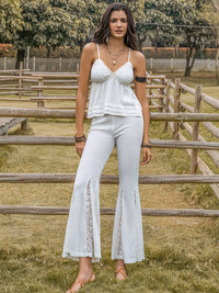 Peplum V-Neck Cami Trandify deal