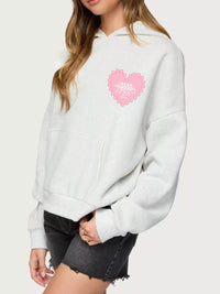 Women's Oversized Graphic Hoodie Drop Shoulder Sweatshirt