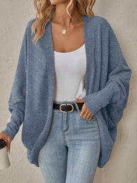 Oversized Open Front Cardigan for Women - Cozy Knit