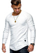 Big & Tall Cotton Tee – Breathable Raglan Shirt for Men