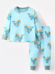 Kids Whale Pajamas Set - Long Sleeve Top & Pants 2-Piece