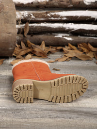 Thermal Fuzzy Block Heel Boots Trandify Deal