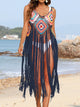 Fringe Spaghetti Strap Cover-Up Trandify deal