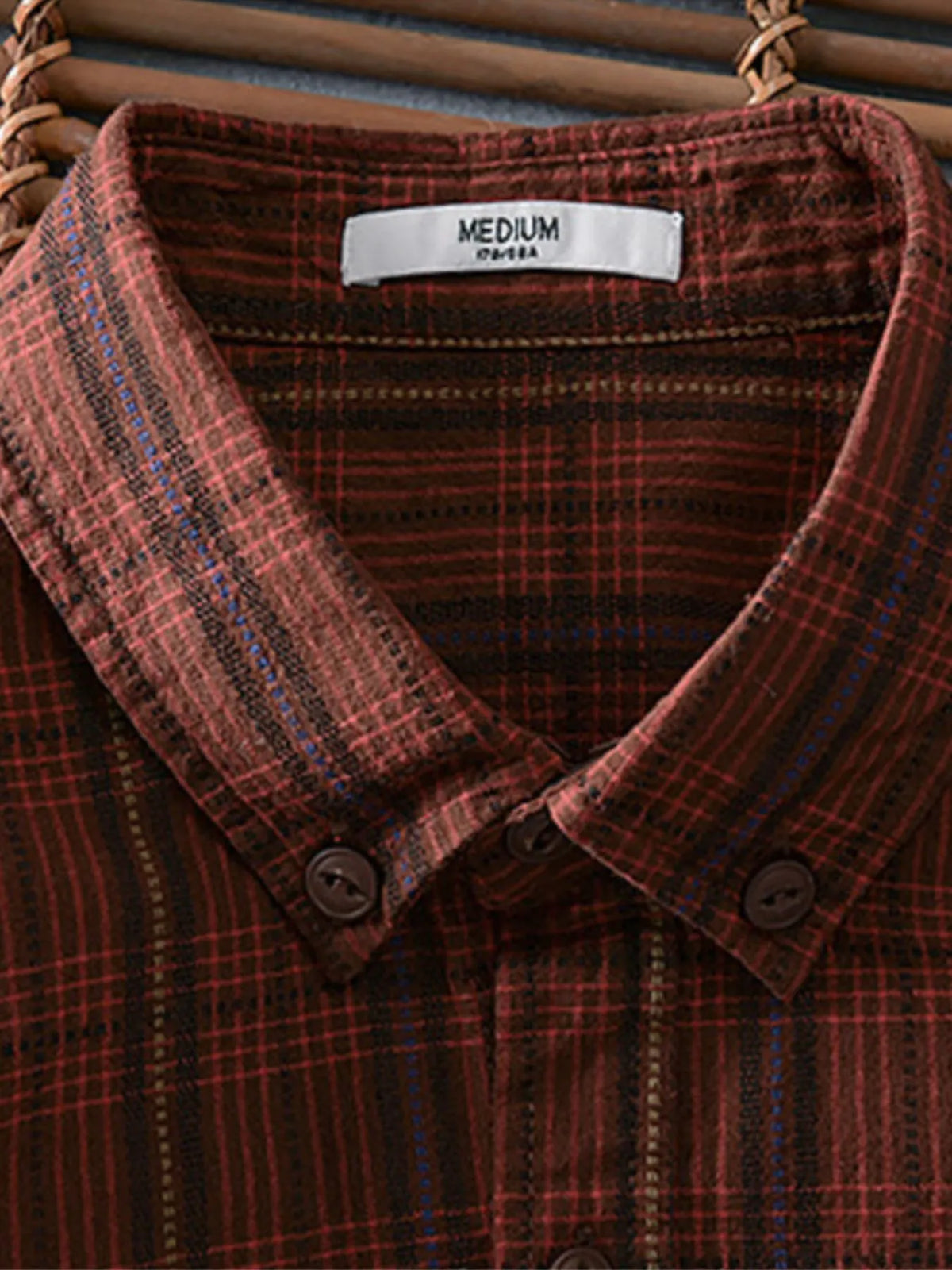 Men's Plus Size Plaid Flannel Shirt – Big & Tall Casual Button-Up for Fall & Winter
