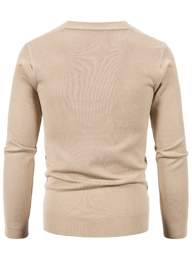 Stylish Oversized Men’s Cardigan – Soft Layering Sweater for Fall