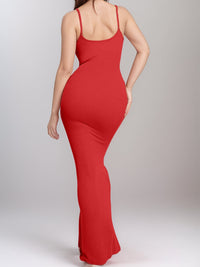 Basic Bae Built-In Shapewear Sleeveless Maxi Dress Trandify Deal