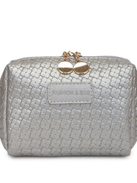 PU Leather Woven Clutch Trandify Deal