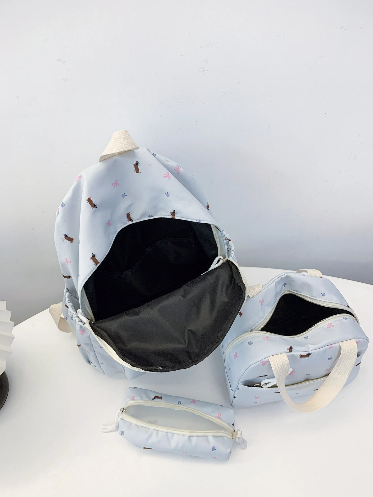 Matching daisy clutch and tote set – 3-piece boho women’s bags