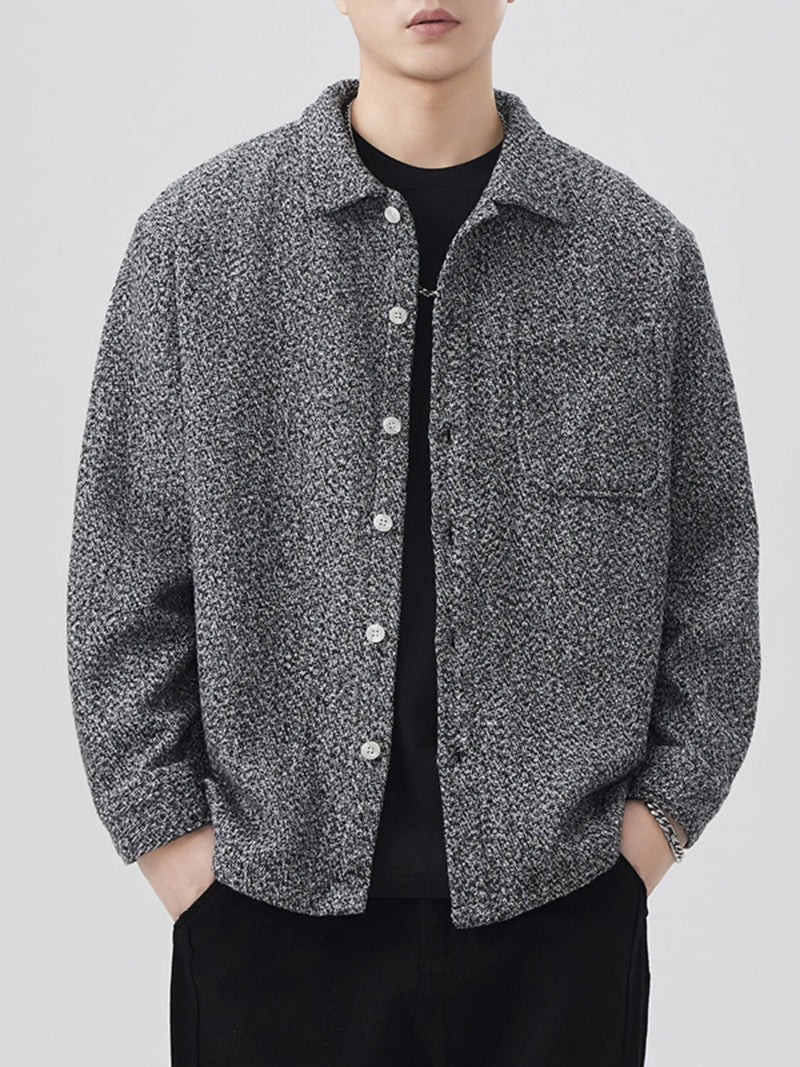 Men's Plus Size Oversized Shacket - Flannel Shirt Jacket