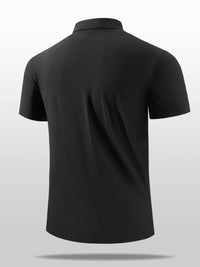 Men’s Plus Size Short Sleeve Polo Shirt – Button-Detail Casual Shirt for Big & Tall Men – Breathable Summer Fashion