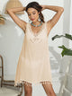 Tassel Scoop Neck Wide Strap Cover-Up Trandify deal