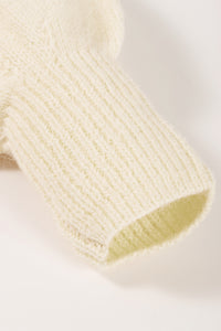 Boho striped openwork knit sweater for women, y2k crochet top