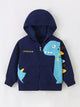 Kids Dinosaur Hoodie Zip Up - Dino-Mite