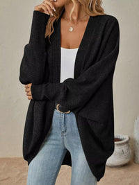 Oversized Open Front Cardigan for Women - Cozy Knit