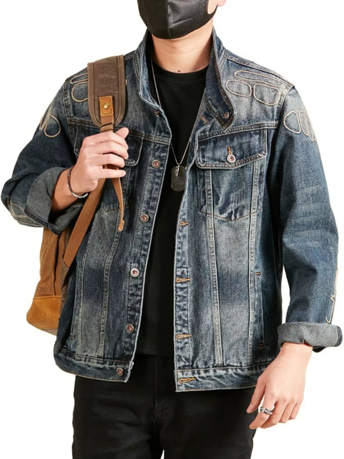 Men's Washed Denim Jacket | Relaxed Fit