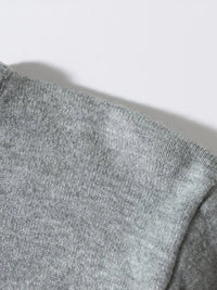 Plus size men's ribbed hem sweater – long sleeve cozy pullover for big & tall