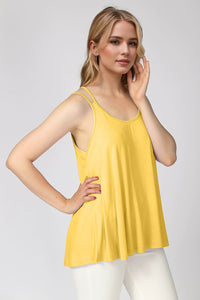 Basic Bae Bamboo Scoop Neck Double Spaghetti Straps Cami Trandify deal