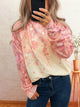 Women's Sequin Crewneck Sweater - Long Sleeve Party Wear
