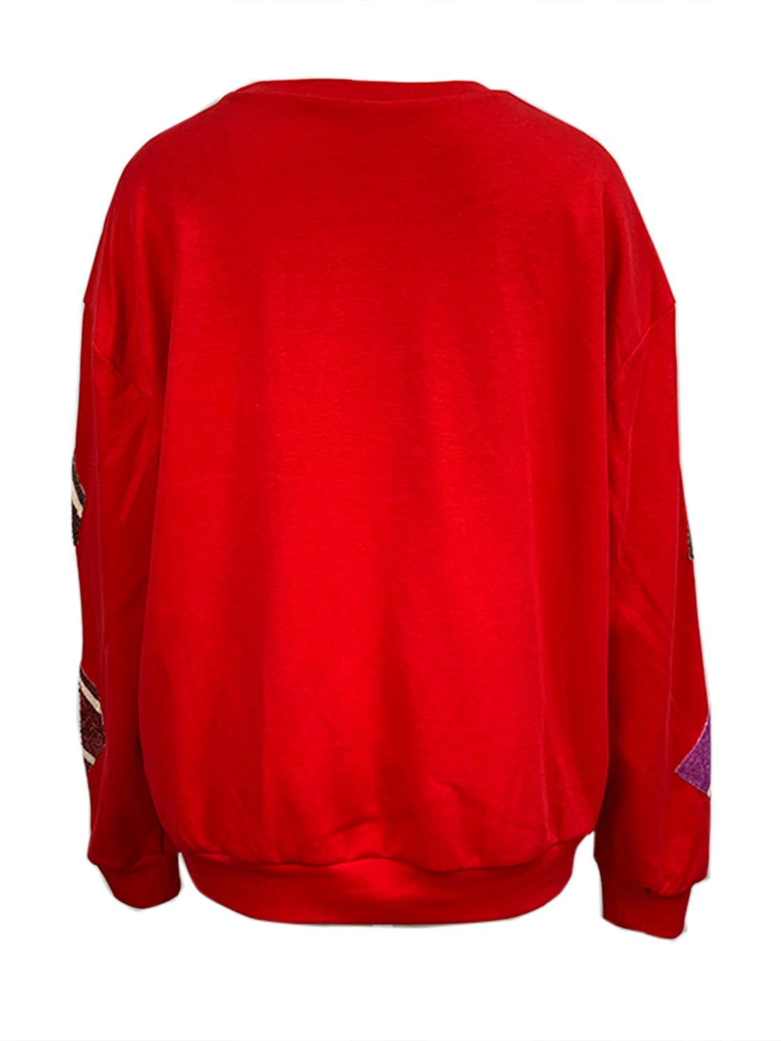 Sequin Gift Box Long Sleeve Sweatshirt Trandify Deal