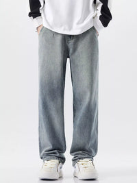 Men's Relaxed Fit Jeans | Washed Comfort & Style
