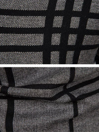 Casual Big & Tall Cardigan for Men – Lightweight Plaid Layering Piece