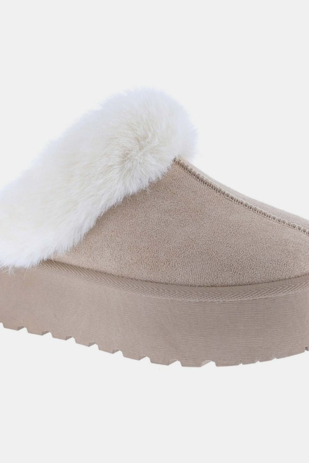 Weeboo Thick Bottom Fur Trim Snow Slippers Trandify Deal