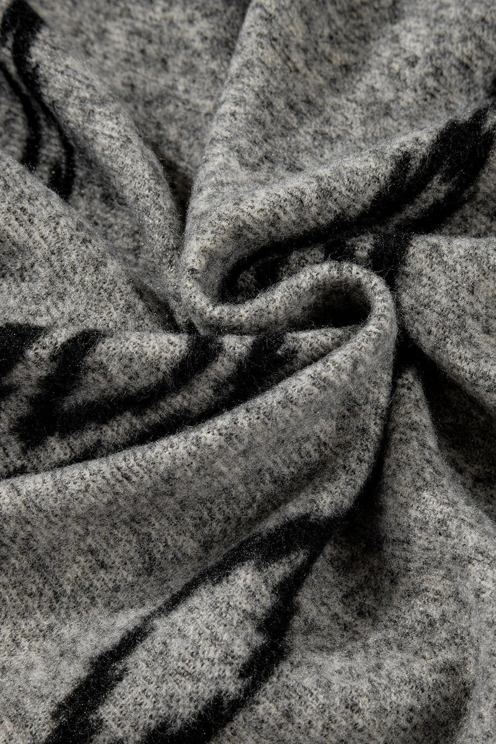 Pocketed Geometric Collared Neck Button Down Shacket Trandify Deal