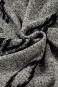 Pocketed Geometric Collared Neck Button Down Shacket Trandify Deal