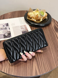 PU Leather Solid Color Wallet Trandify deal
