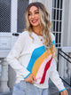 Angel wings Rainbow Round Neck Long Sleeve Sweater Trandify Deal