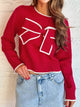 Holiday Bow Sweater | Women's Cropped Christmas Top