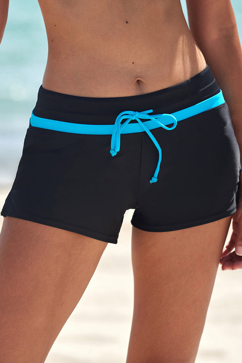 Full Size Drawstring Swim Shorts Trandify deal