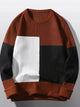 Men’s Plus Size Color Block Sweater – Regular Fit, Affordable Price, Free Shipping