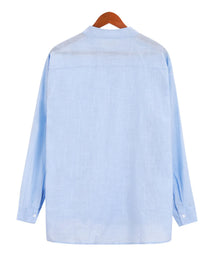 Premium stretch fabric men’s dress shirt with chest pocket – Trendy menswear essential