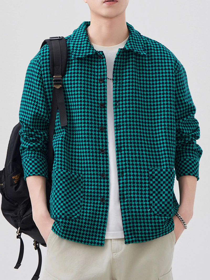 Men's Plus Size Button Up Shirt - Relaxed Fit Long Sleeve Oversized