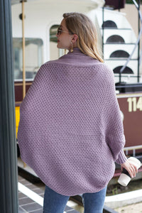 Open Front Batwing Sleeve Cardigan Trandify Deal