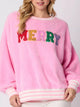 Rhinestone Christmas Sweatshirt - Iced Out Holiday Pullover