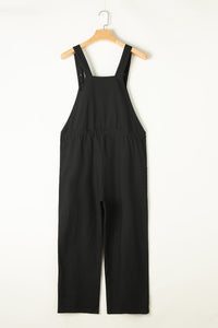 Drawstring Wide Strap Overalls with Pockets Trandify deal