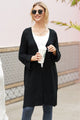 Open Front Long Sleeve Cardigan Trandify Deal