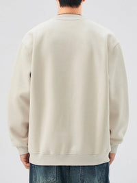 Plus Size Men’s Long Sleeve Sweatshirt – Soft Casual Pullover for Big & Tall