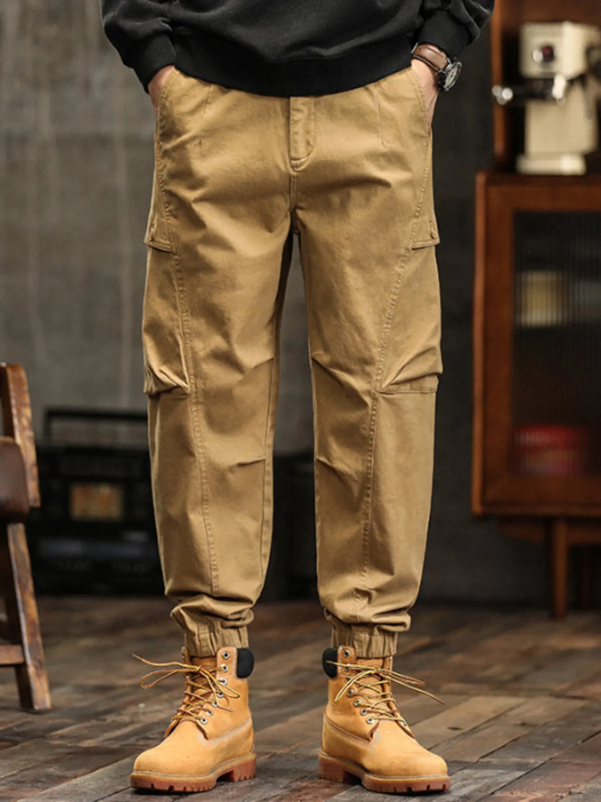 Men's Loose Fit Joggers | 100% Cotton Pocketed Sweatpants