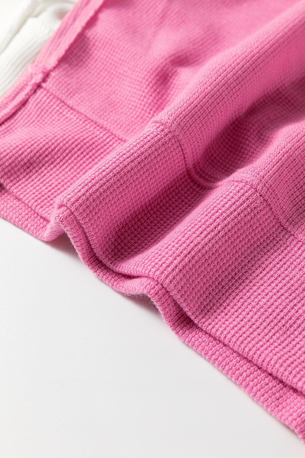 Exposed Seam Contrast Long Sleeve Sweatshirt Trandify Deal