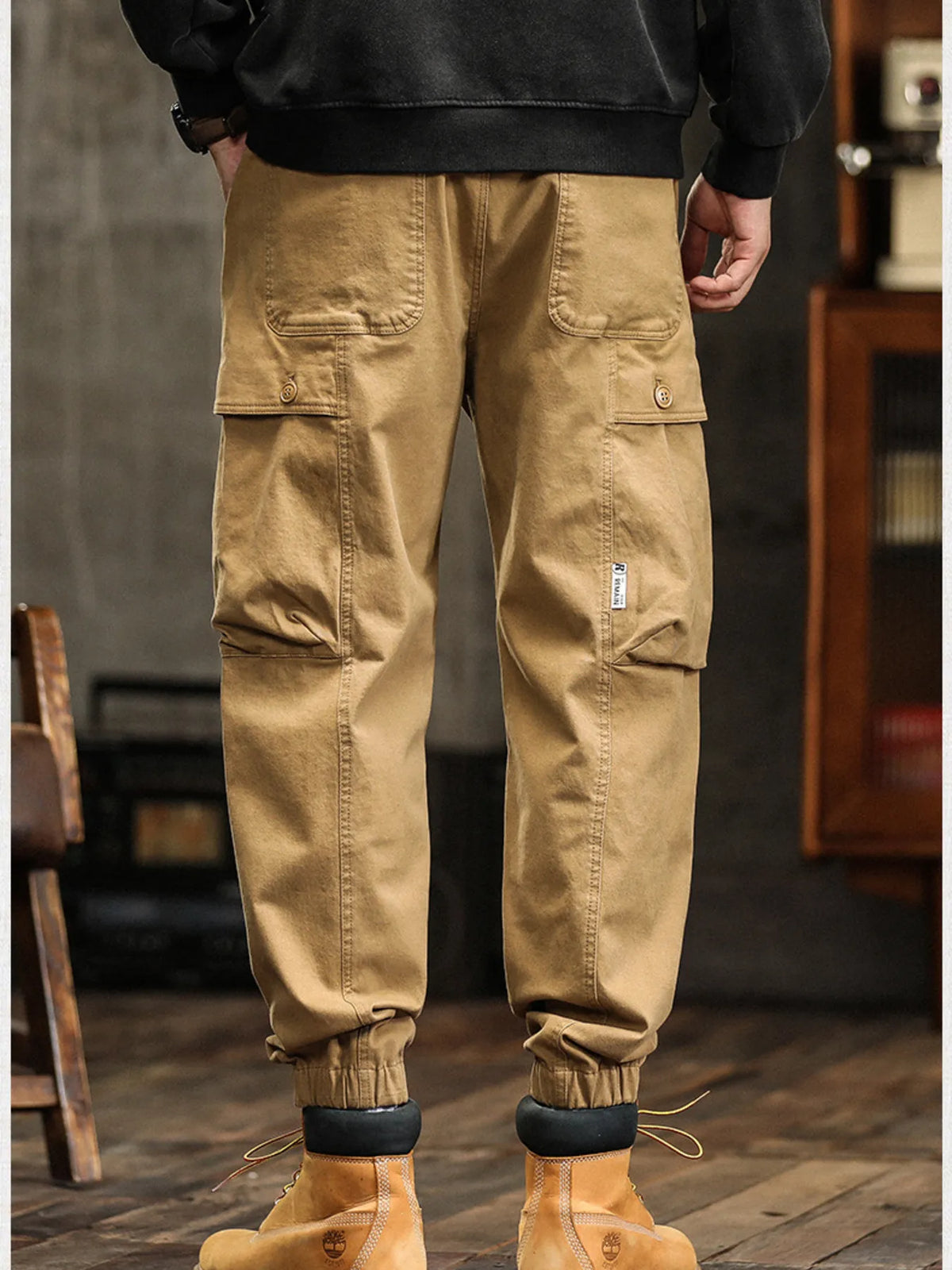 Men's Loose Fit Joggers | 100% Cotton Pocketed Sweatpants
