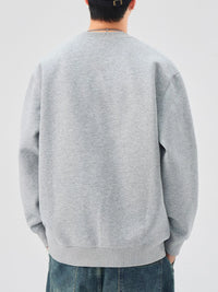 Plus Size Men’s Long Sleeve Sweatshirt – Soft Casual Pullover for Big & Tall