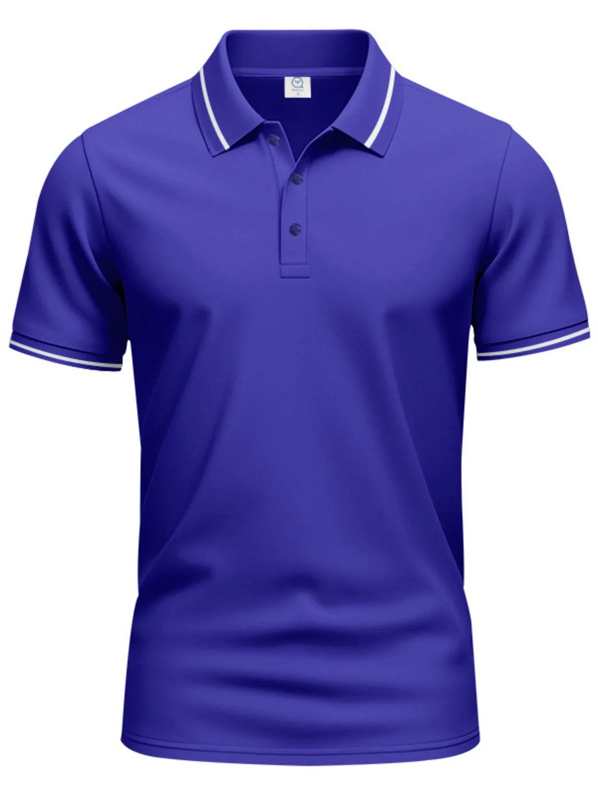 Plus size men’s collared polo – moisture-wicking fabric for golf & casual wear