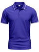 Plus size men’s collared polo – moisture-wicking fabric for golf & casual wear