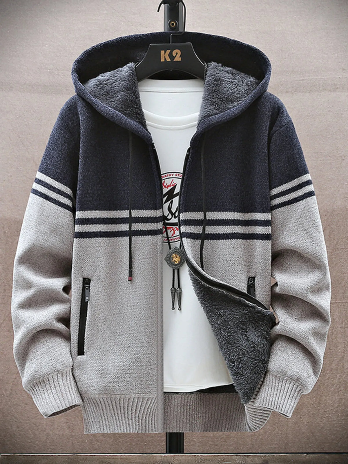 Oversized Zip Hoodie – Relaxed Fit for Men