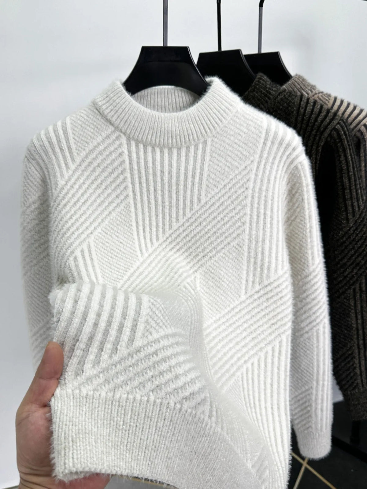 Soft Stretchable Crewneck Top for Men – Casual Layering Essential